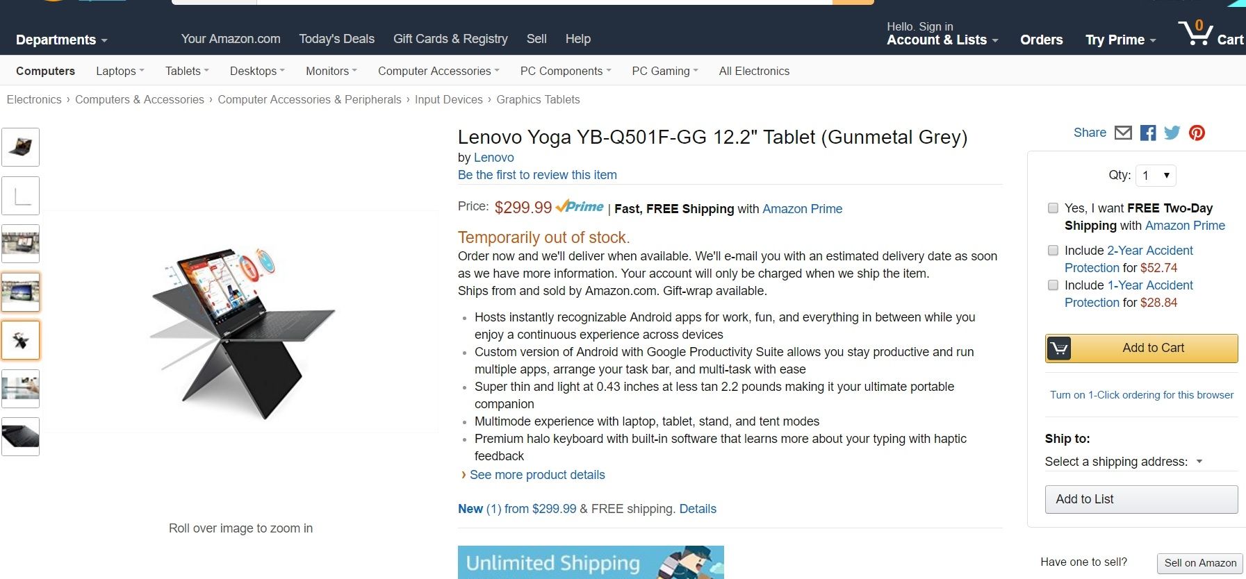 Lenovo Yoga Book 12,2 pouces (1)