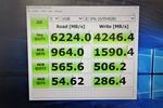 Lexar SSD PCIE4.0 7Gos crystaldiskmark.