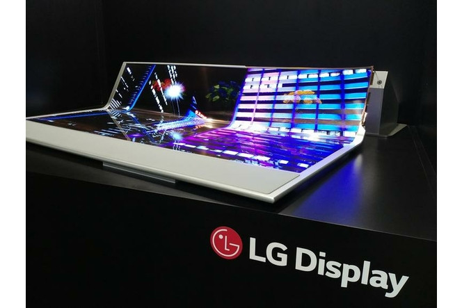 LG écran flexible OLED transparent