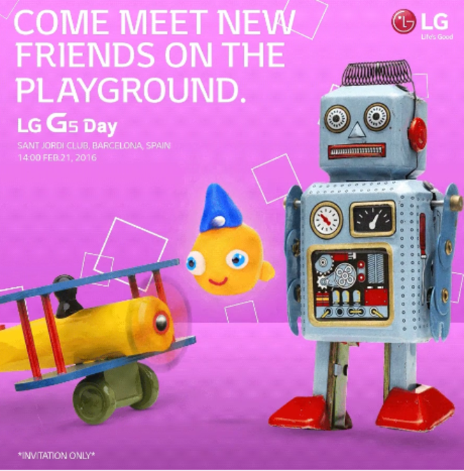 LG G5 invitation