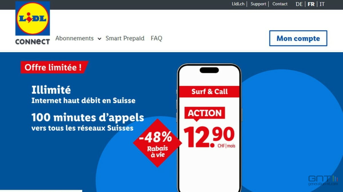 Lidl se lance dans les forfaits mobiles en France