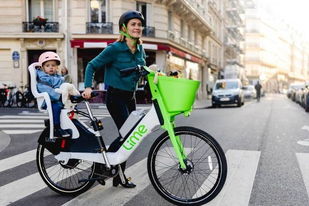 Lime vélo enfant paris