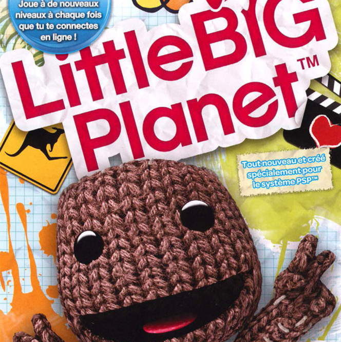 LittleBigPlanet PSP - jaquette littlebigplanet playstation portable psp cover avant g