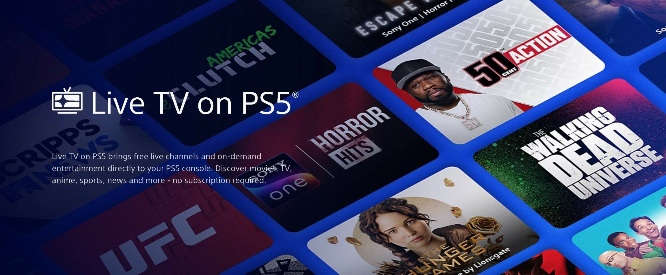 Live TV PS5