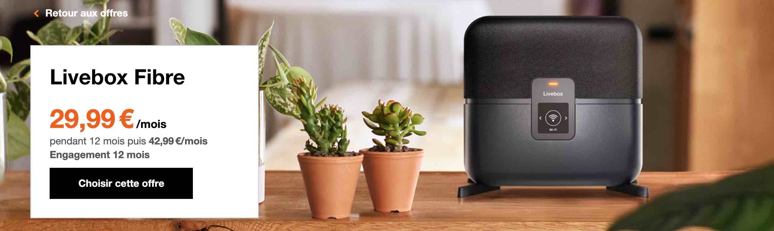 Livebox Fibre Orange