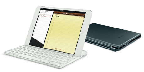 Logitech Ultrathin Keyboard iPad mini over