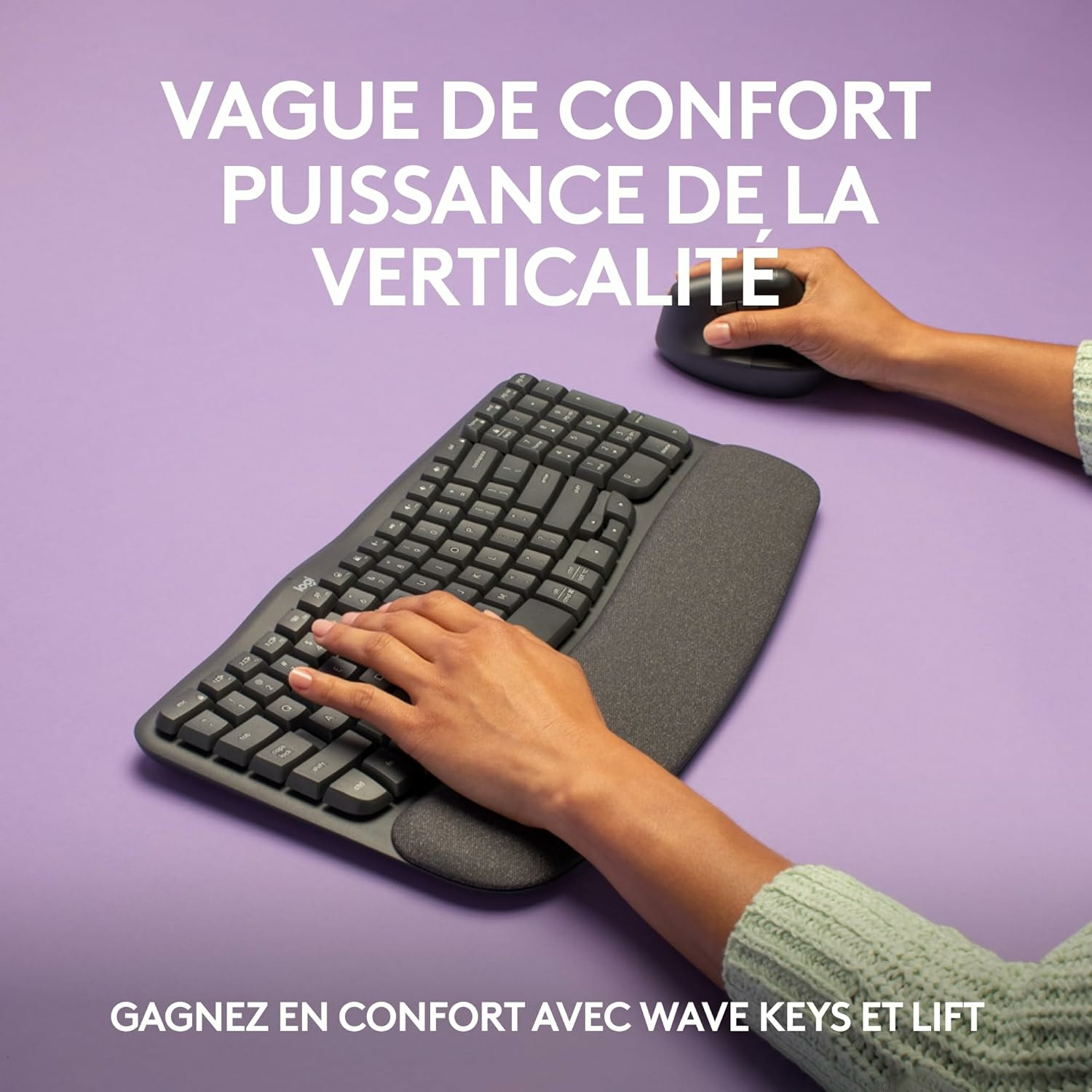 Logitech Wave Keys et Lift