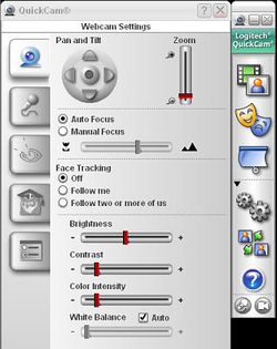 Logitech Webcam Software screen1