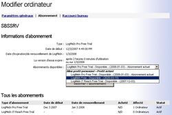 LogMeIn Modification de la licence