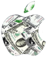 Logo apple dollars