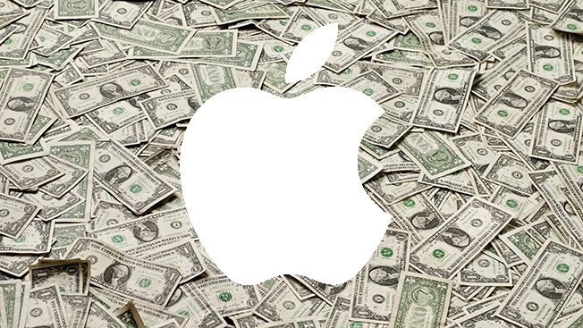 logo apple dollars