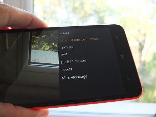 Lumia 1320 photo scene