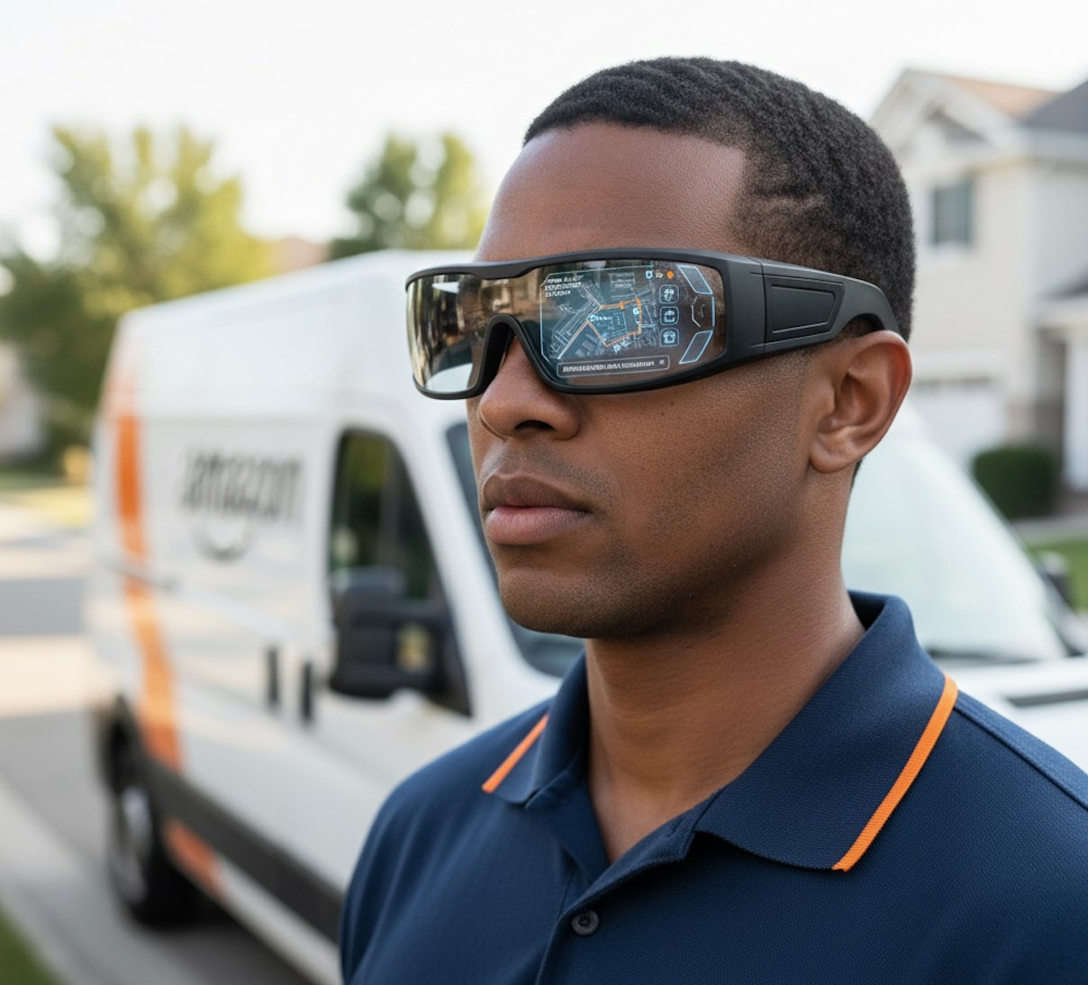 lunettes connecte?es Amazon (concept IA