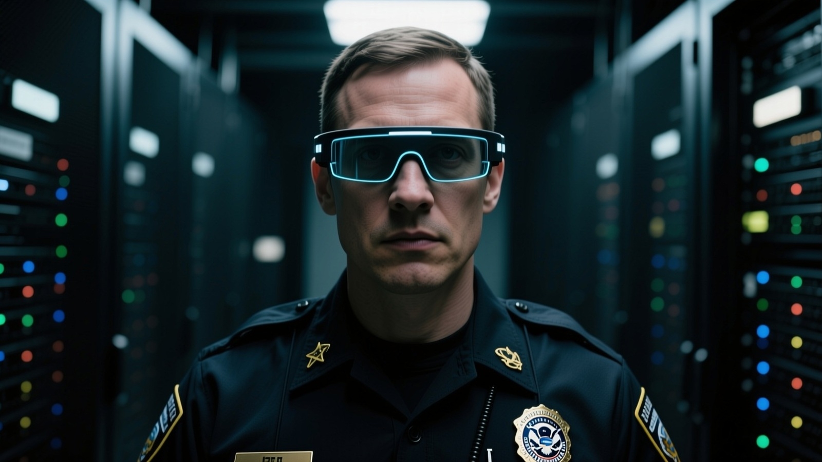 lunettes connectees DHS ICE illustration IA