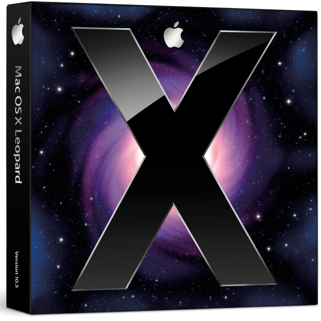 Mac OS X Leopard boÃ®te box