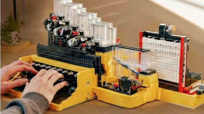 machine a? e?crire LEGO Koenkun Bricks (3)
