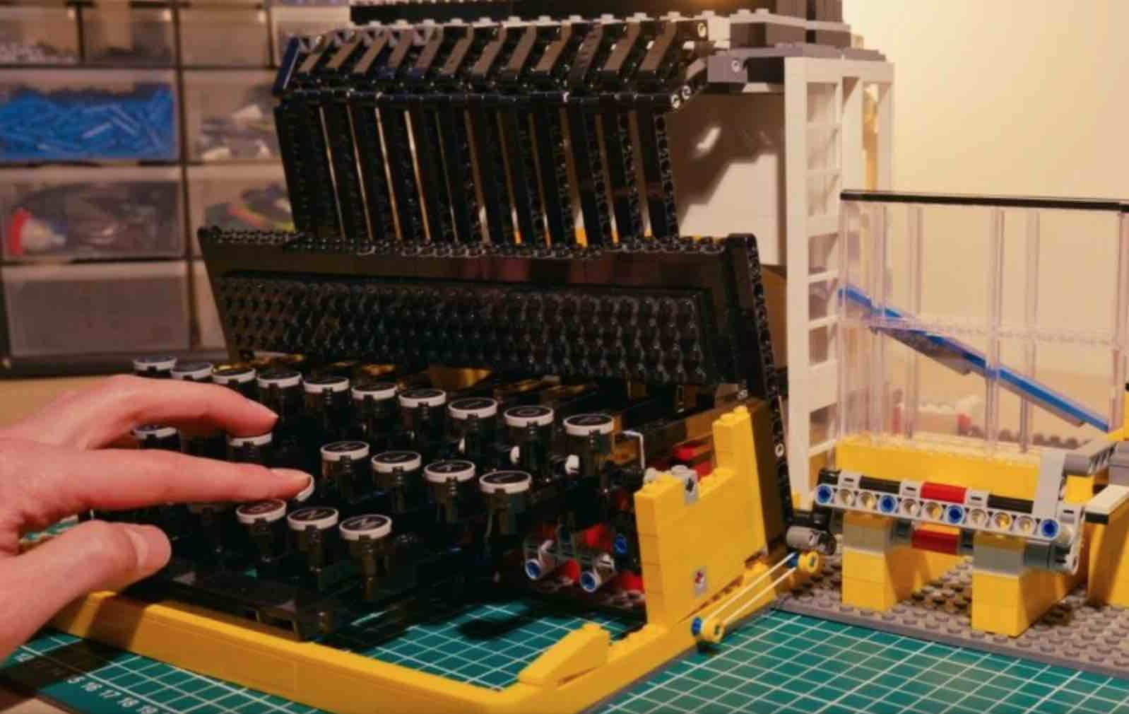 machine a? e?crire LEGO Koenkun Bricks (2)