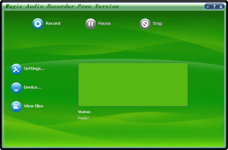 Magic Audio Recorder screen1