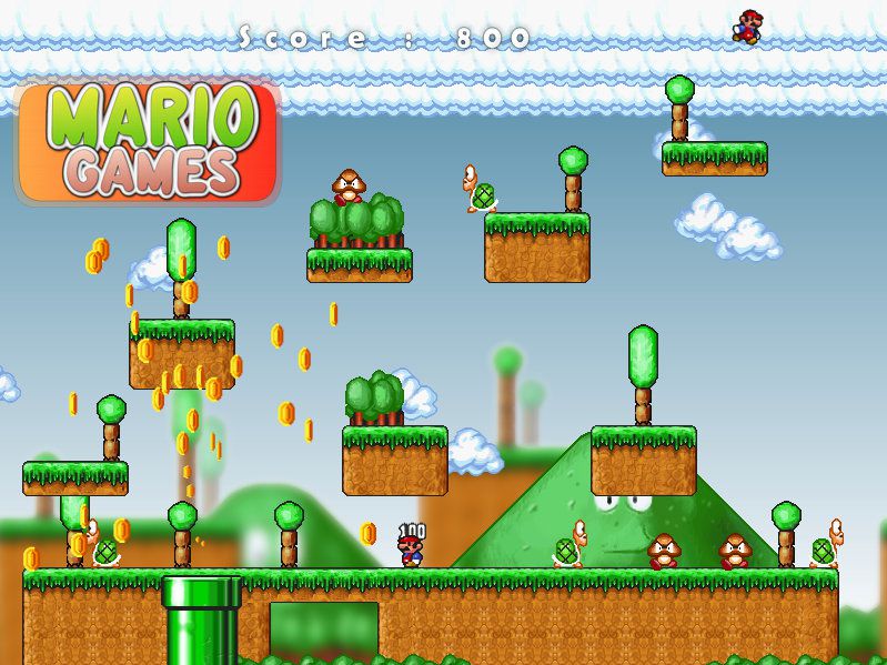 Mario Games screen 1