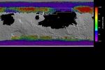 Mars cartograhie glace eau