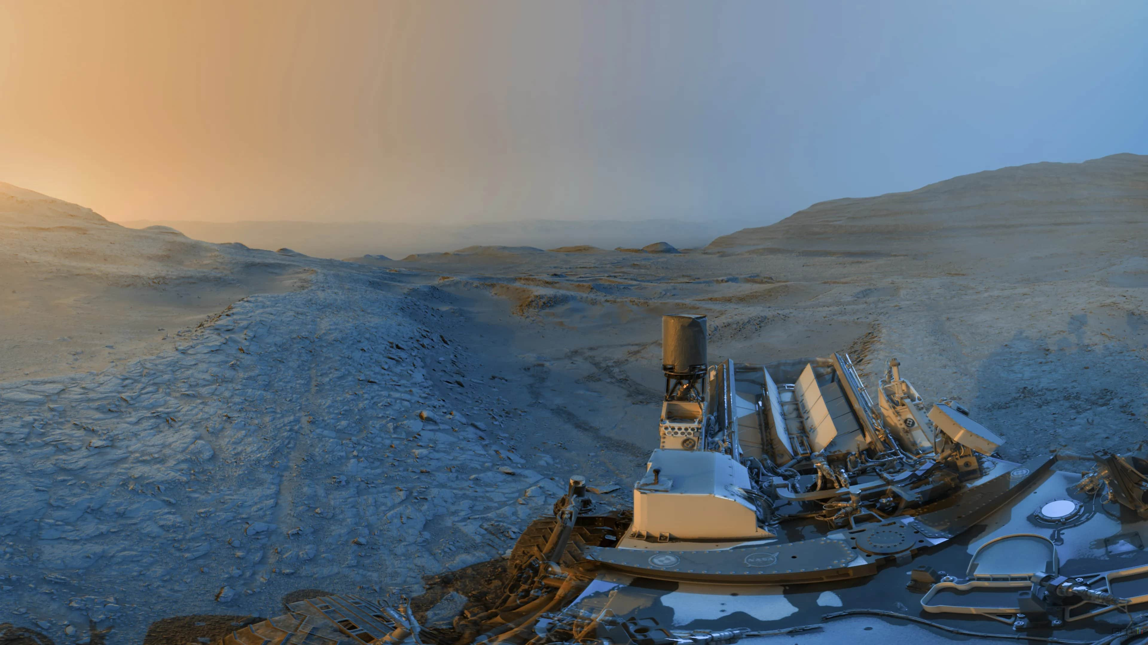 Mars panorama Curiosity