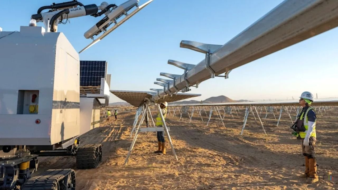 Le robot Maximo installe 100 MW de panneaux solaires à une vitesse record