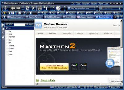 maxthon screen1