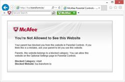 McAfee Internet Security  screen1