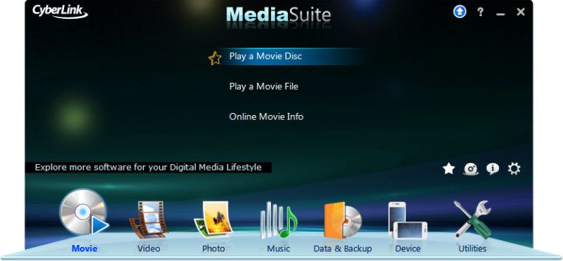 Media Suite 9 screen 1