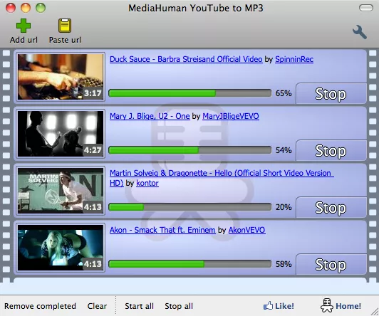 MediaHuman YouTube to MP3 Converter screen1