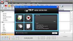 MEF Music Editor Free screen 1