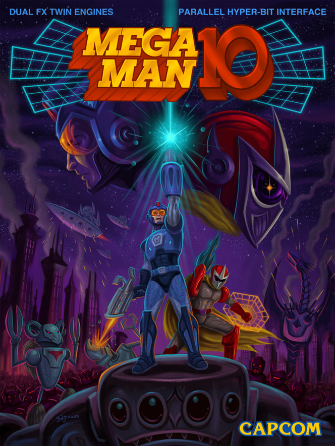 Mega Man 10 - pochette