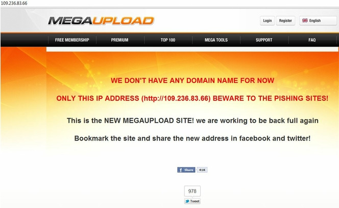 MegaUpload-phishing