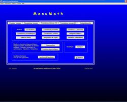 MenuMath screen