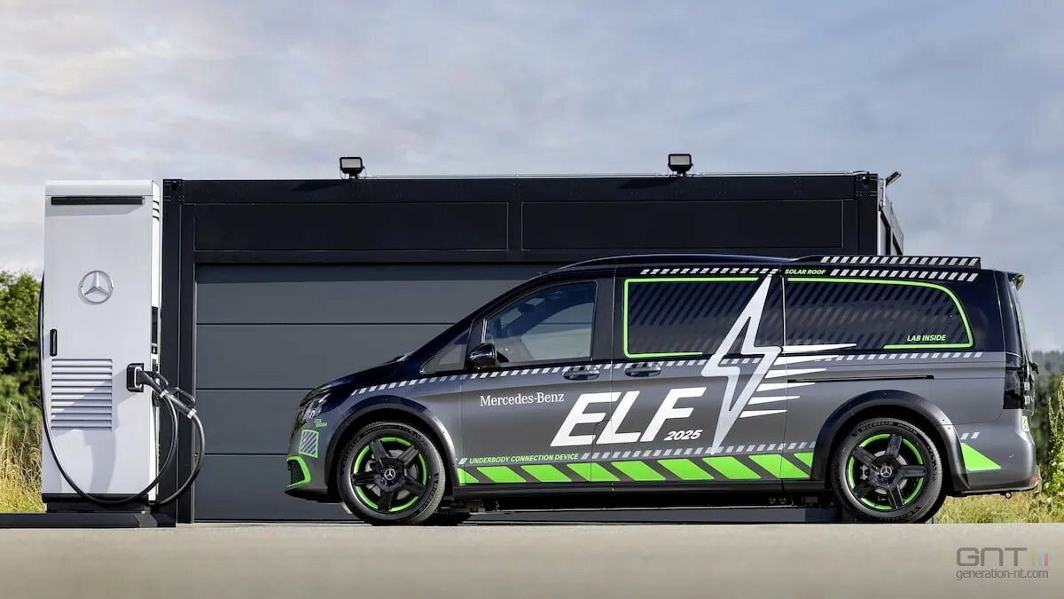Mercedes-Benz ELF : le van qui promet de recharger votre voiture électrique en 5 minutes