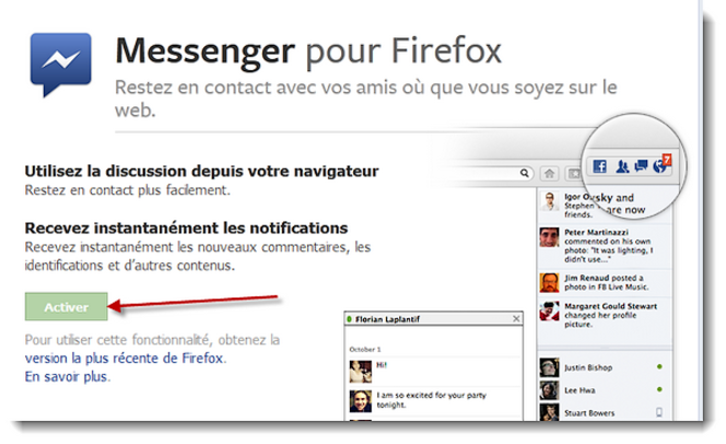 Messenger pour Firefox
