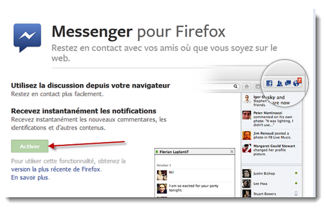 Messenger pour Firefox