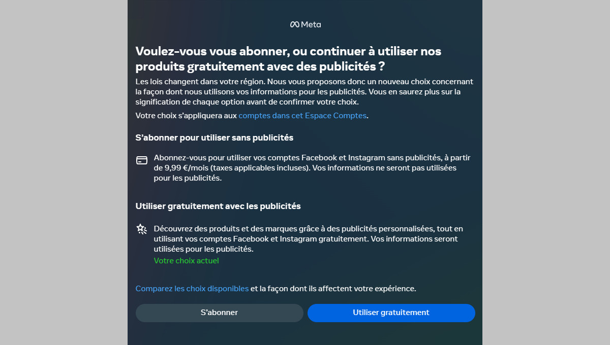 meta-facebook-instagram-choix-abonnement