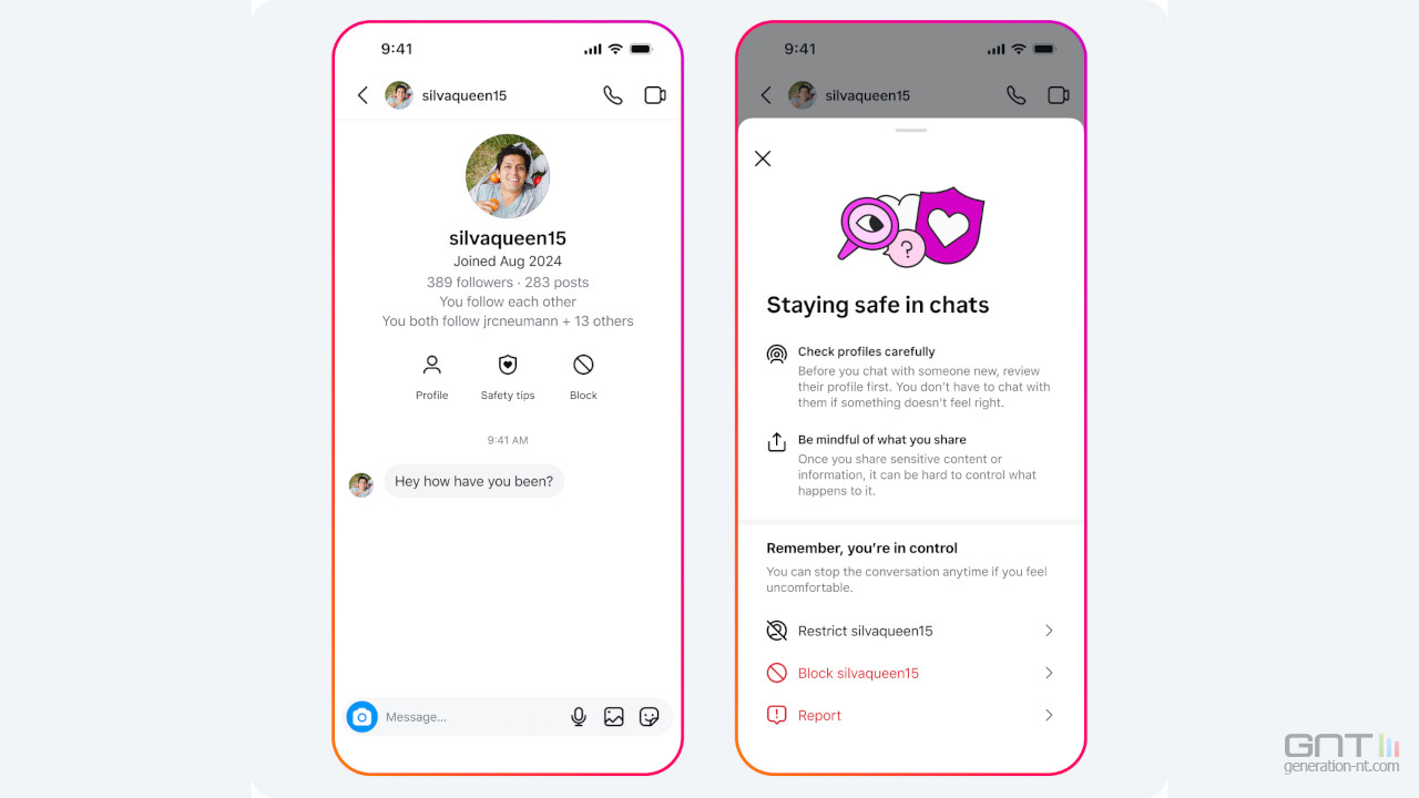 Meta (Instagram) introduit des nouveautés de sécurité pour les mineurs
