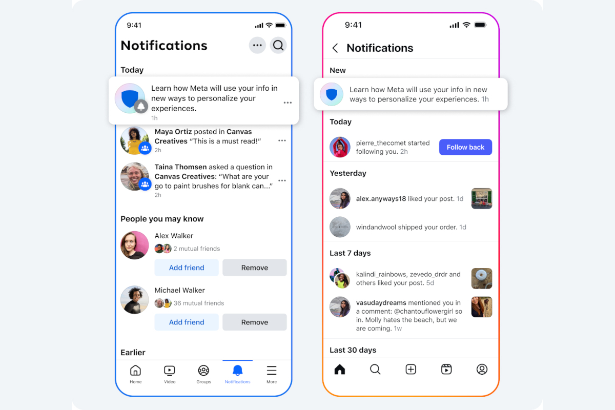 meta-notification