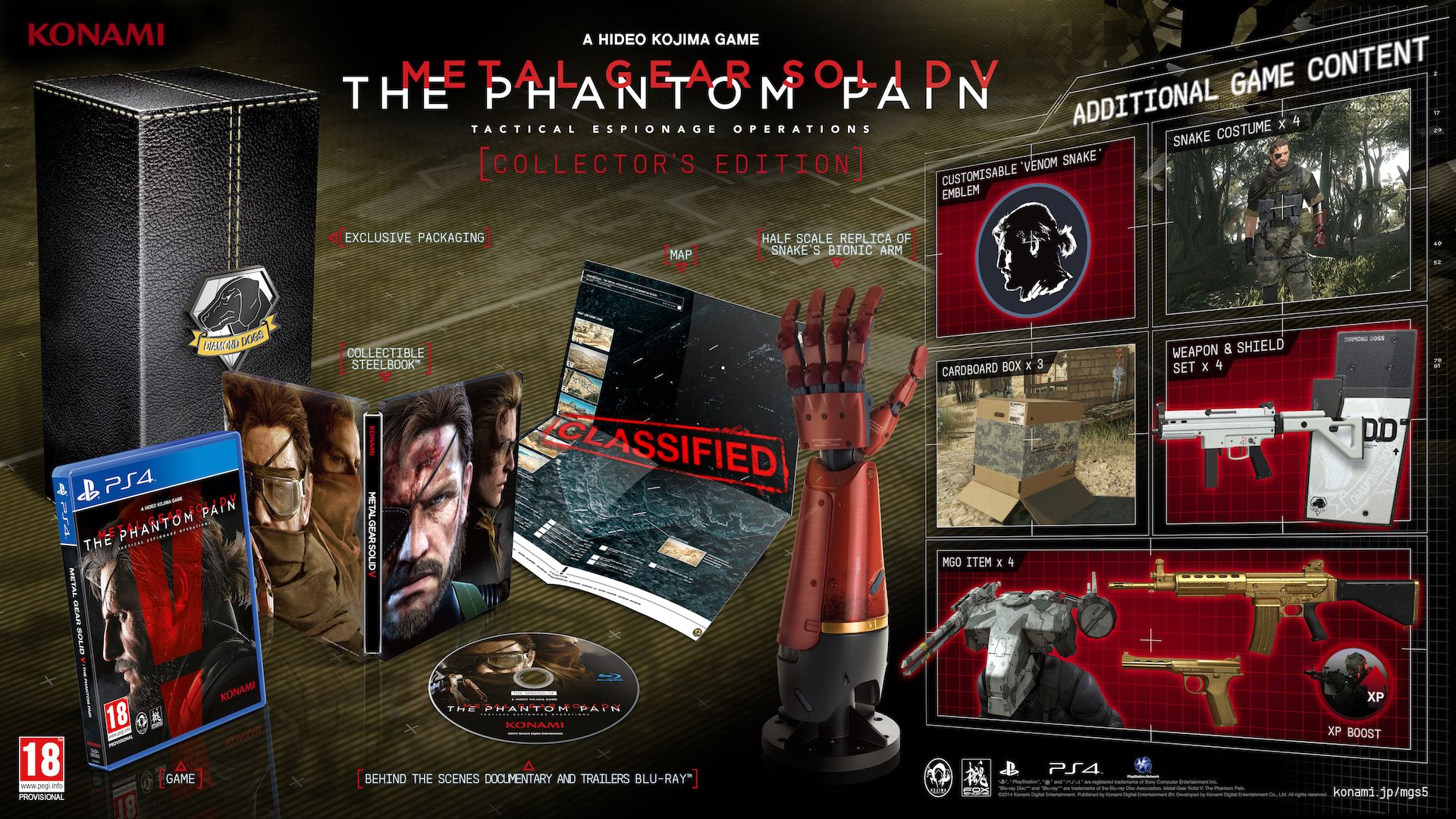 Metal Gear Solid 5 The Phantom Pain - collector