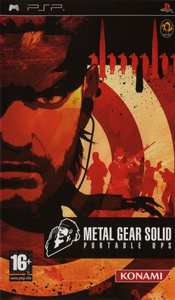 Metal Gear Solid : Portable Ops   Pochette PAL