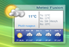 Meteo Fusion : connaitre le temps qu'il fera depuis son PC