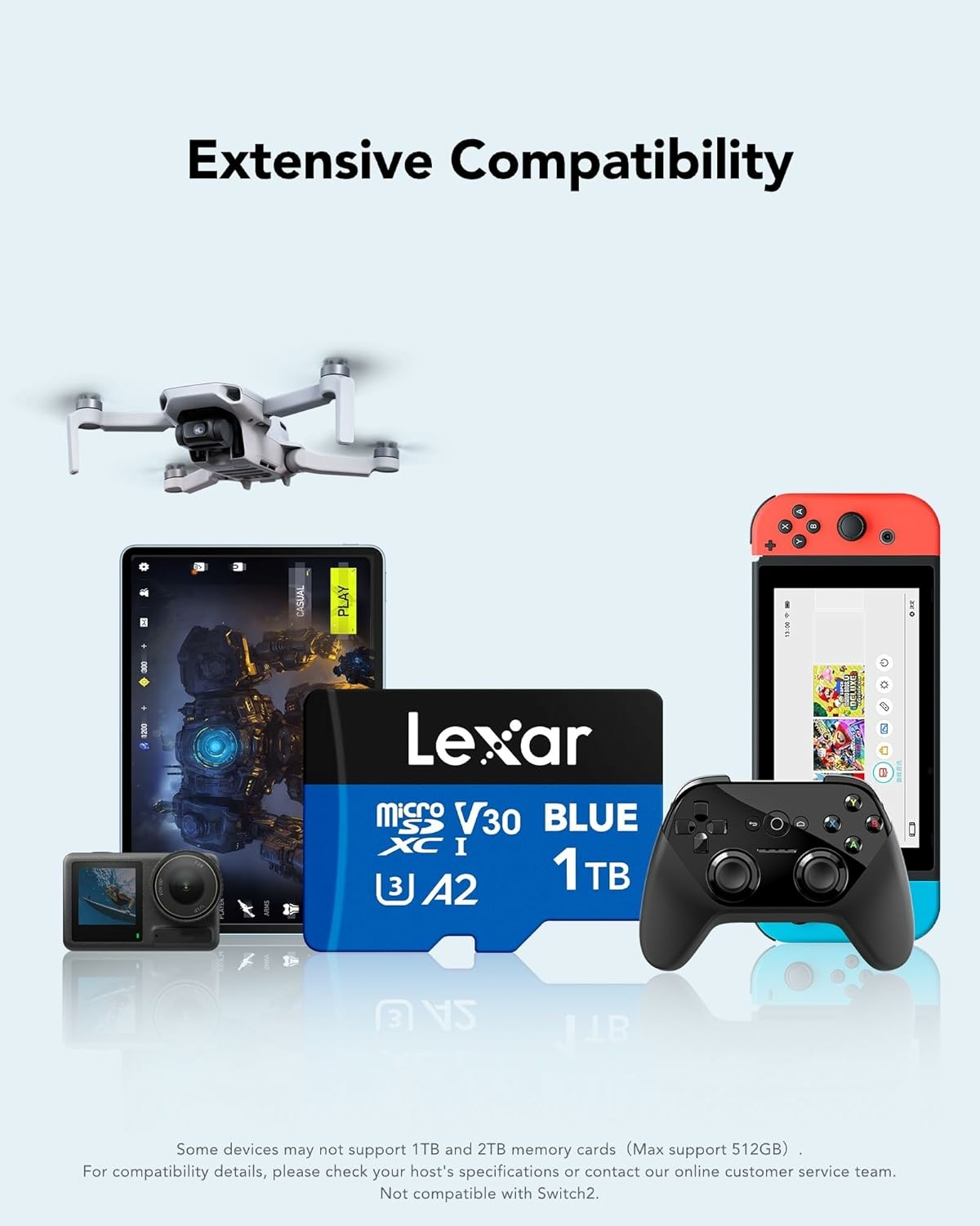 MicroSD Lexar Blue