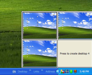 Microsoft Desktops screen 2