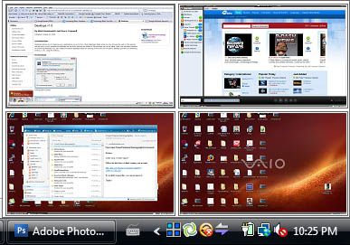 Microsoft Desktops screen