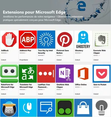 Microsoft-Edge-extensions