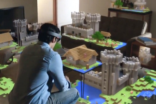 Microsoft HoloLens - Minecraft