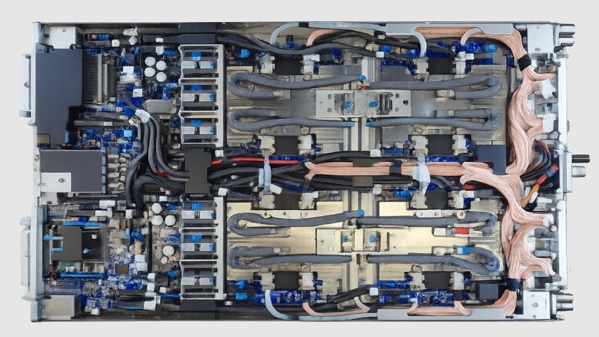 Microsoft Maia 200 cluster IA
