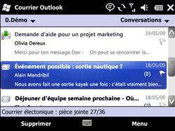 Microsoft Outlook 2010 screen 1